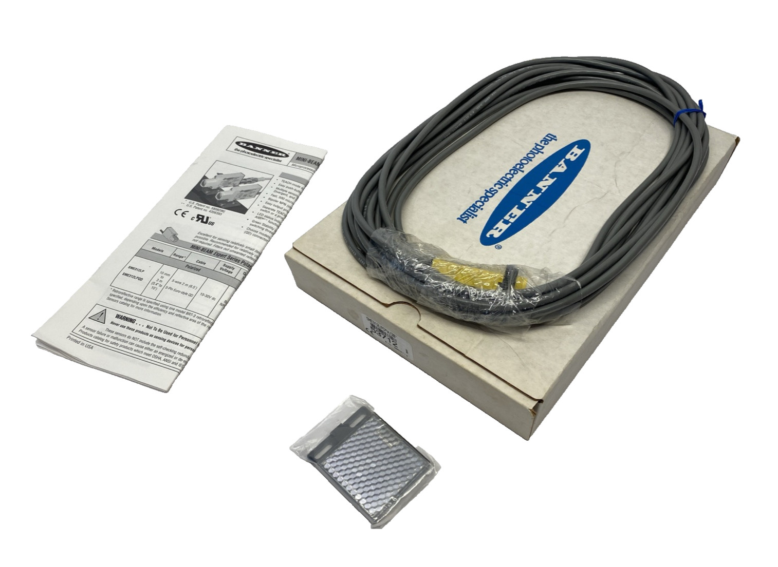 Banner SME312LPC W/30 Polarized Retro Clear Detection Photoelectric Sensor 53712 Banner SME312LPC W/30 Polarized Retro Clear Detection Photoelectric Sensor 53712