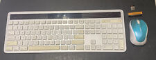 Logitech K750 Keyboard Wireless Solar Powered for Mac & M317 Mouse w/ USB Recevr picture