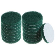 15pcs Drill Power Brush 4 Inch Tile Scrubber Scouring Pads 180-240 Grit picture