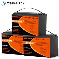 36V 100Ah Lithium Battery LiFePO4 Deep Cycle For RV Golf Cart 3 Group 12V 100Ah picture