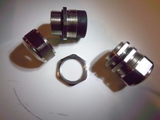 Heyco 4518 Nickel Plated Brass Fitting Liquid Tight Cordgrips (45 PC Lot) - New picture