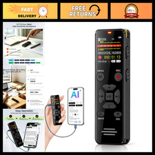 128GB Digital Voice Recorder with AI Transcription & Summarization, Note Taker picture