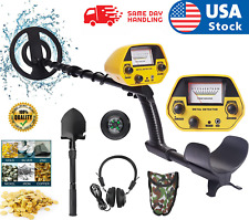 LCD Display Underground Metal Detector Gold Digger Hunter Deep Sensitive Coil US picture