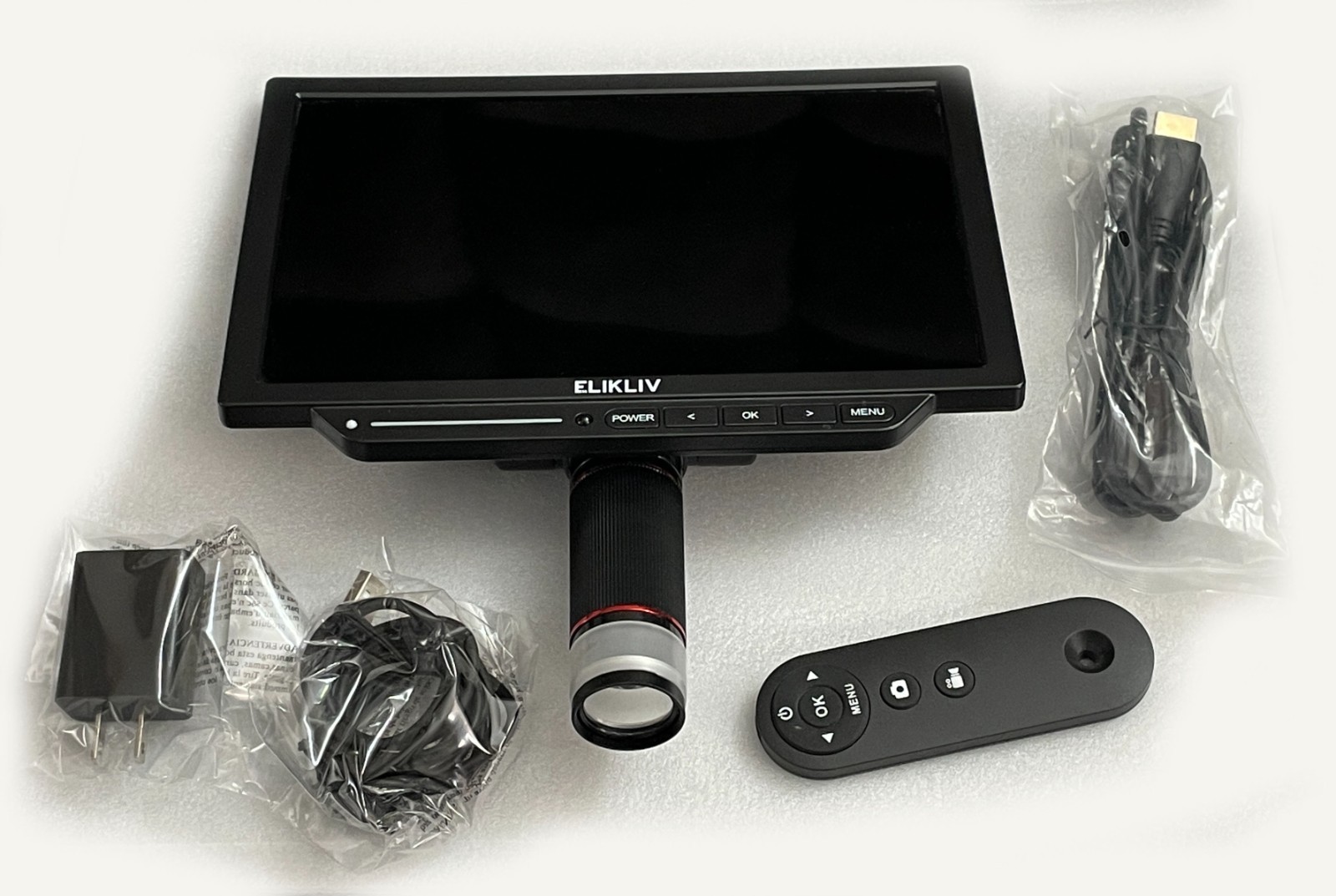 Elikliv Autofocus 4K HDMI Digital Soldering Microscope 2000X Display Only Elikliv Autofocus 4K HDMI Digital Soldering Microscope 2000X Display Only