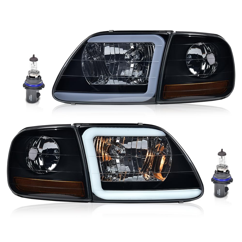 1998-2003 Ford F150 LED Corner Parking Lights Smoky C LED Headlights F150