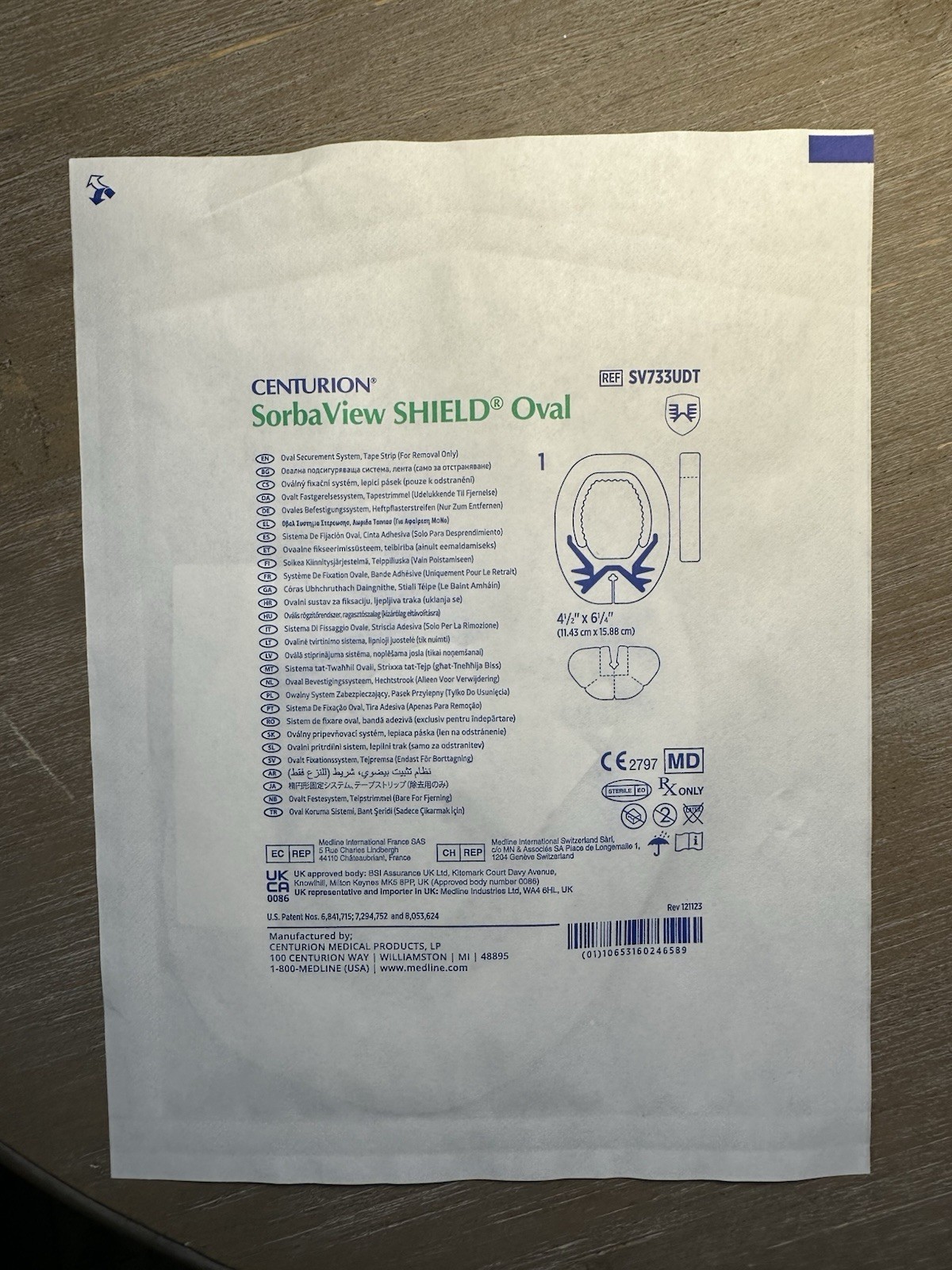 50-Pieces Centurion SorbaView Shield Dressings SV430AFXT 4.5 X 6.25\ 50-Pieces Centurion SorbaView Shield Dressings SV430AFXT 4.5 X 6.25\