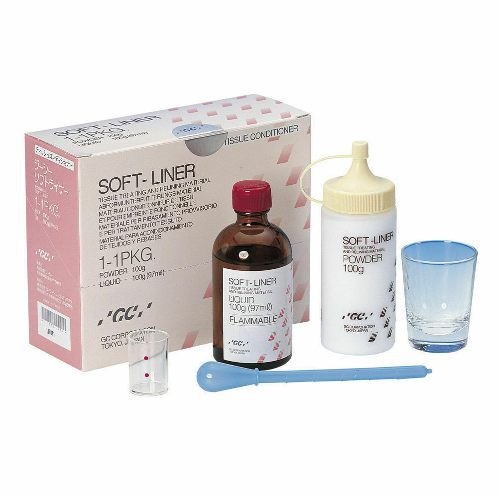 The Original Dental GC Soft-Liner Kit - Acrylic Temporary Relining Material