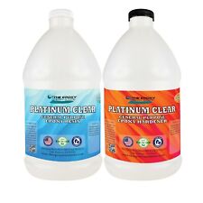 Crystal Clear Epoxy Resin General Purpose Bar Table Top Coating - 2 Gallon Kit picture