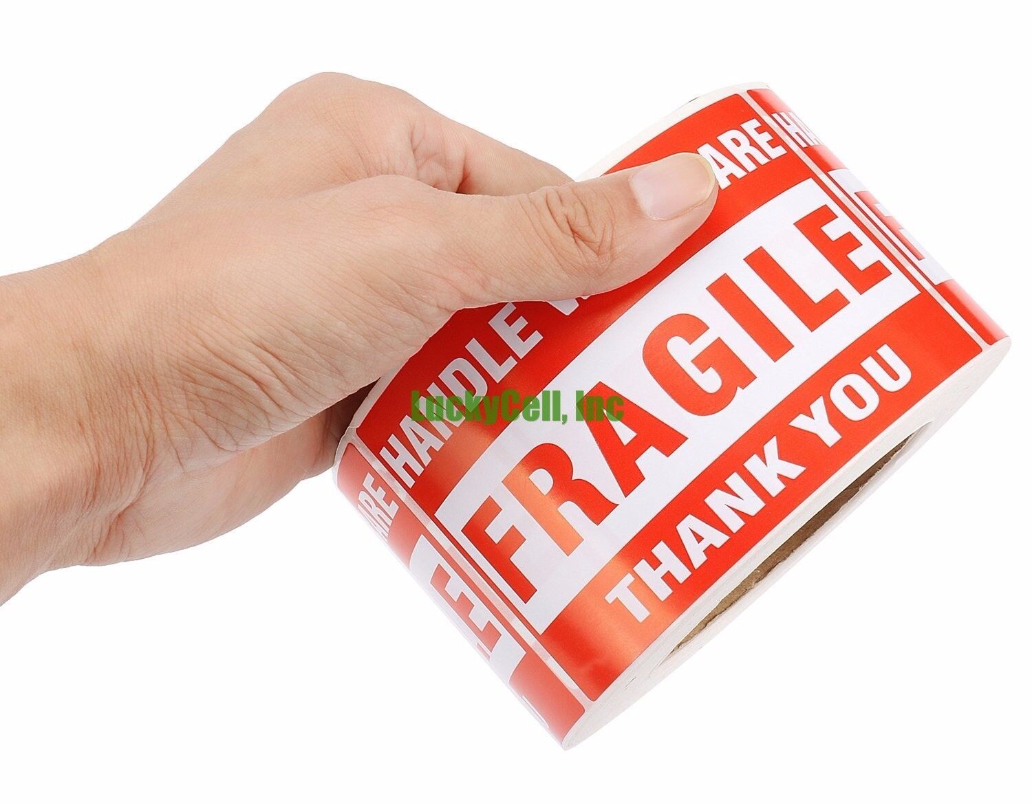 5000 Labels 3x5 Handle With Care Fragile Label Sticker 5 Rolls 1000 Per Roll