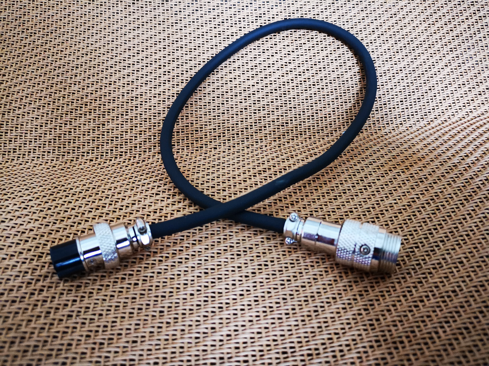 Aviation Connector 4-Pin KENWOOD MC-50 MIC to 4-Pin COBRA Radio Adapter HS-44S Aviation Connector 4-Pin KENWOOD MC-50 MIC to 4-Pin COBRA Radio Adapter HS-44S