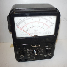 SIMPSON 260 ANALOG MULTIMETER Series 7 - Untested from radio estate - Meter picture