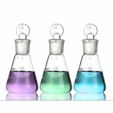 Glassware Lab 50-1000ml Conical flask Laboratory Chemistry Teaching Biological picture