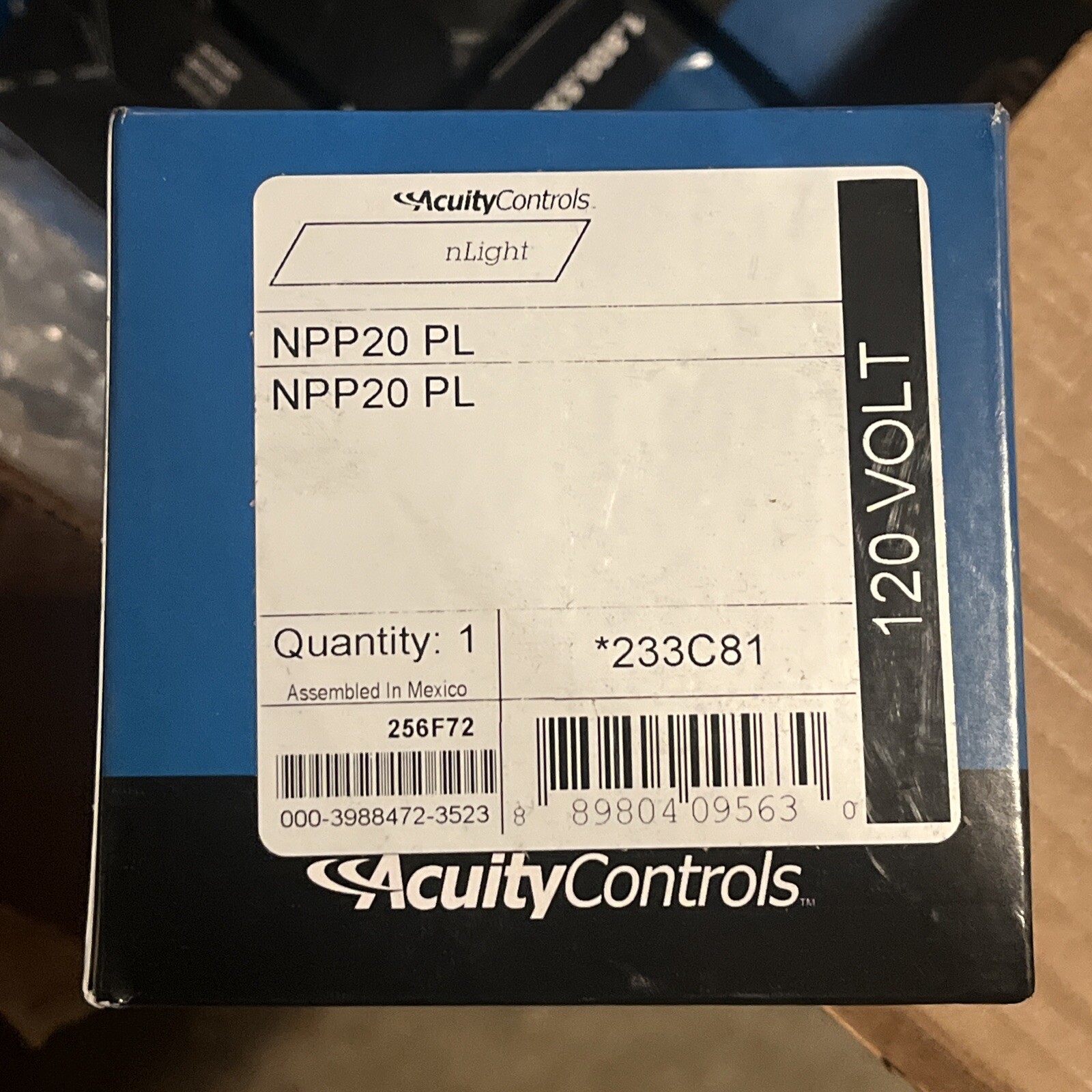 Sensor Switch NPP20 PL nLight Plenum Plug-Load Control 120V, 20A Sensor Switch NPP20 PL nLight Plenum Plug-Load Control 120V, 20A