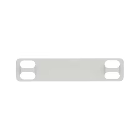 Panduit Mmp350-C316 Marker Plate, 316 Stainless Steel, 3/4 In H X 3 1/2 In W,