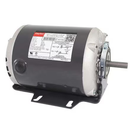 Dayton 6K570 Split-Phase Belt Drive Motor, 1/3 Hp, 48 Frame, 115V Ac Voltage, Dayton 6K570 Split-Phase Belt Drive Motor, 1/3 Hp, 48 Frame, 115V Ac Voltage,