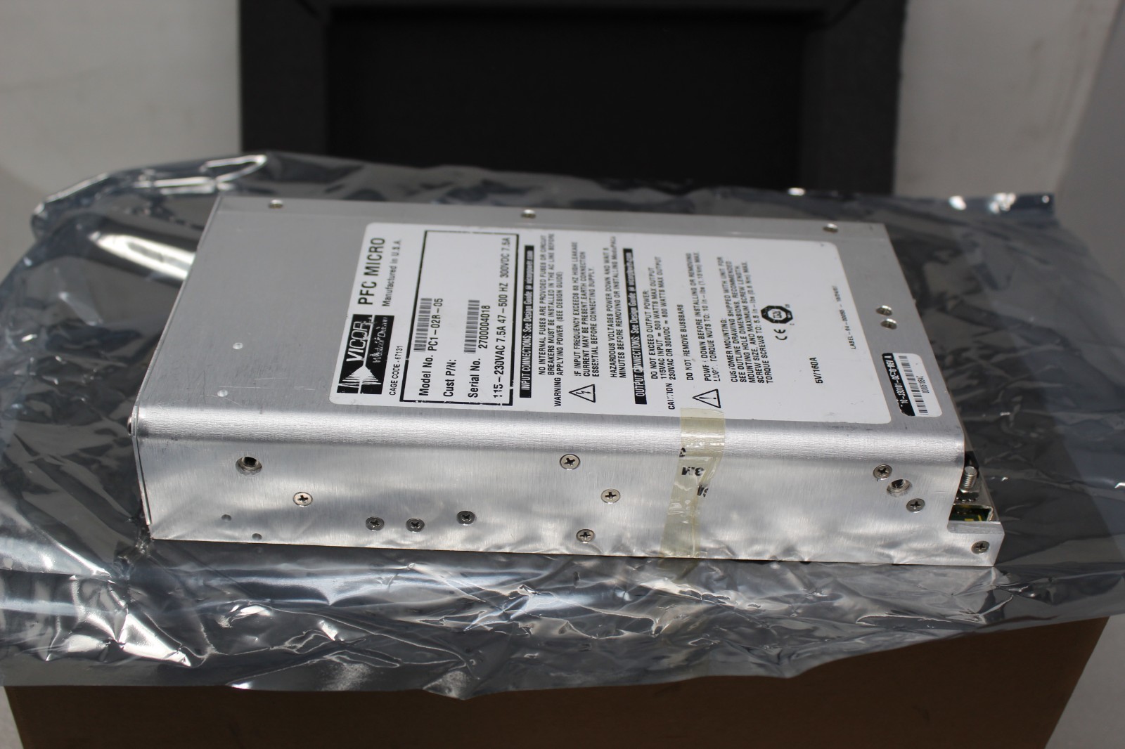 New Vicor Corporation  PFC MICRO PC1-02R-05 Switching Power Supplies PFC MICRO