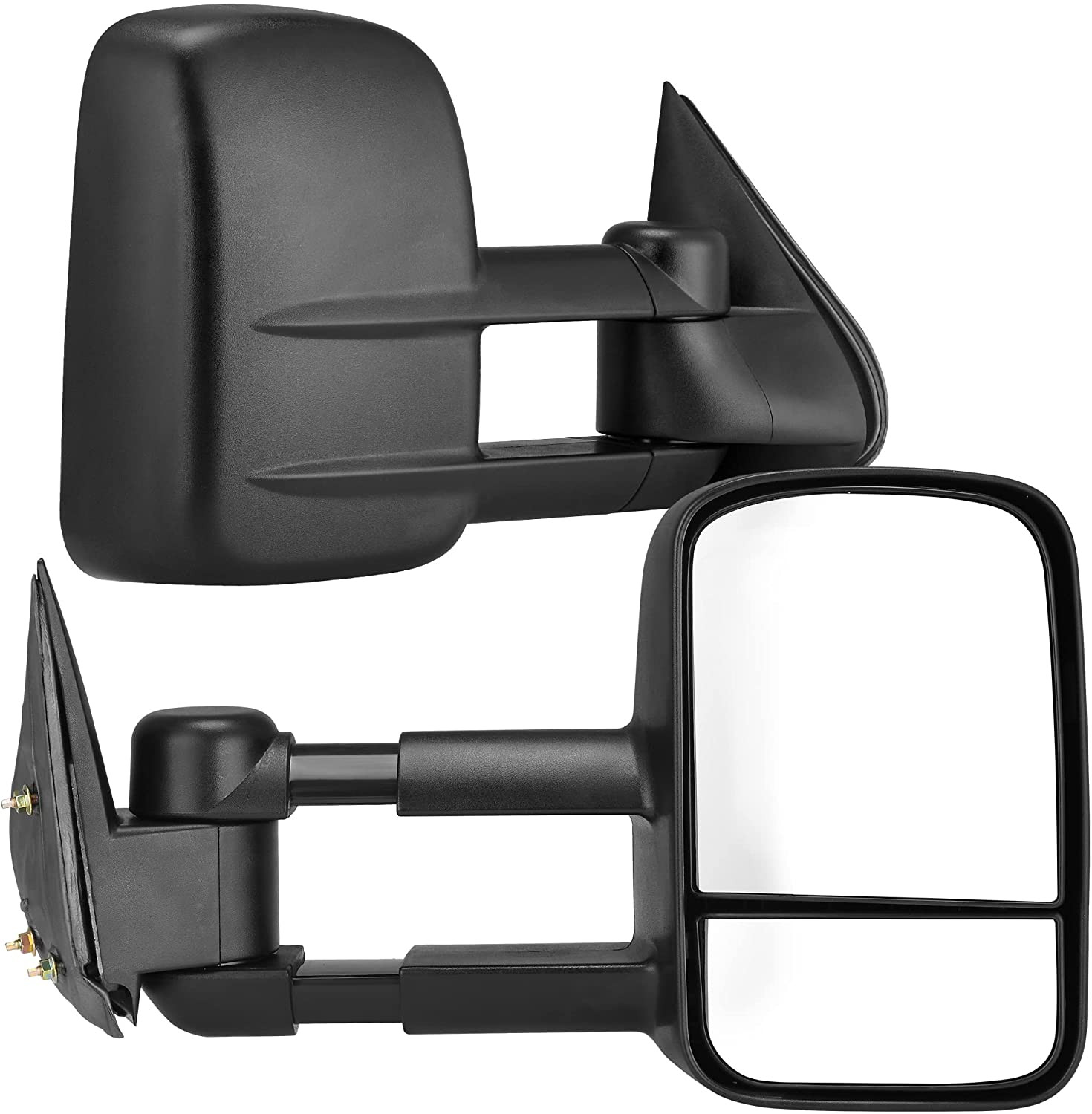 Towing Mirrors for 88-98 Chevy GMC C/K 1500 2500 3500 Pickup Pair Set Manual Ext Towing Mirrors for 88-98 Chevy GMC C/K 1500 2500 3500 Pickup Pair Set Manual Ext