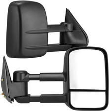 Towing Mirrors for 88-98 Chevy GMC C/K 1500 2500 3500 Pickup Pair Set Manual Ext picture