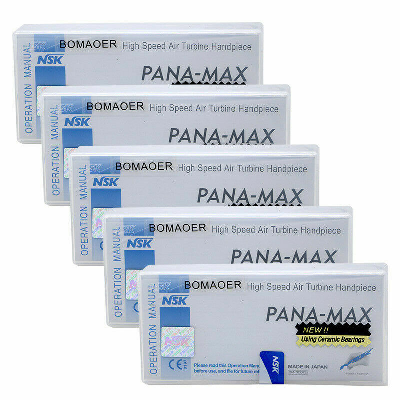 5 Sets Dental LED Push Button High Speed Handpiece PANA-MAX 2H Bomaoer 5 Sets Dental LED Push Button High Speed Handpiece PANA-MAX 2H Bomaoer