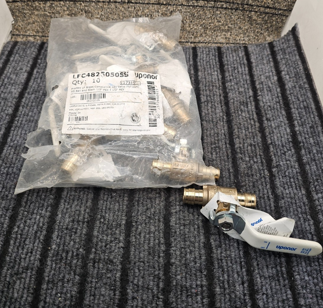 (QTY 10) Uponor LFC4825050SS 1/2\ (QTY 10) Uponor LFC4825050SS 1/2\