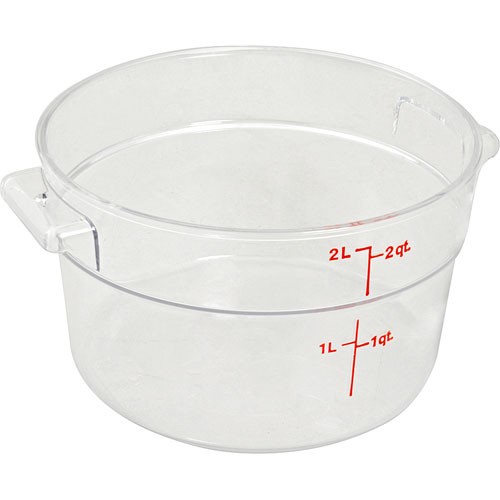 Cambro RFSCW2135 2 qt Camwear® Food Storage Container Cambro RFSCW2135 2 qt Camwear® Food Storage Container