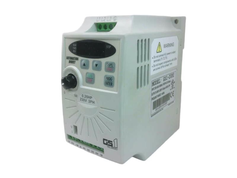 AUTOMATION DIRECT GS1-20P2 / GS120P2 VFD single phase to 3 phase converter drive AUTOMATION DIRECT GS1-20P2 / GS120P2 VFD single phase to 3 phase converter drive