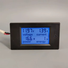 DC Voltmeter Ammeter Power Energy Digital Voltage Current Meter LCD 4 in 1 DC 6. picture