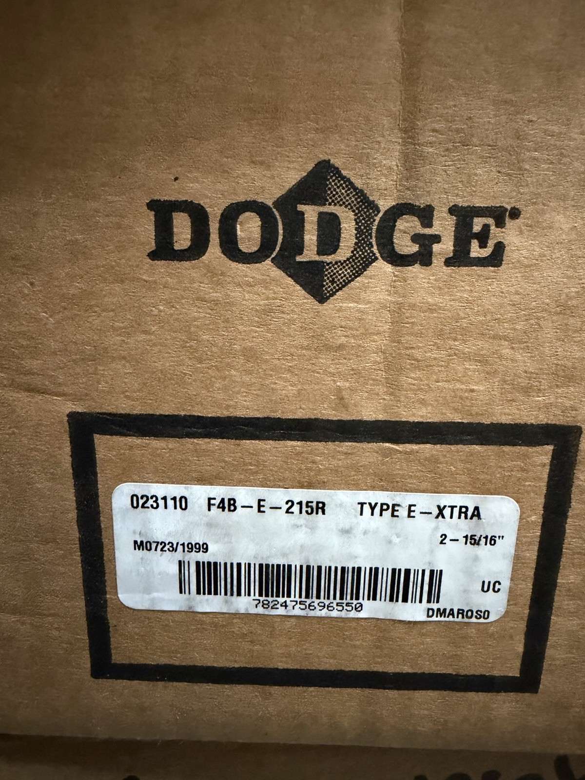 NEW IN BOX DODGE 4-Bolt Flange Mount 2-15/16'' Bore F4B-E-215R TYPE E-XTRA NEW IN BOX DODGE 4-Bolt Flange Mount 2-15/16'' Bore F4B-E-215R TYPE E-XTRA