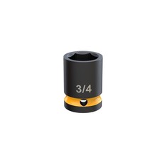 Klutch 1/2in.-Drive 6-Point Chrome Molybdenum Impact Socket, 3/4in. SAE picture