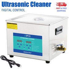 AIPOI 10L Ultrasonic Cleaner with Timer Heating Machine Digital Sonic Cleaner picture