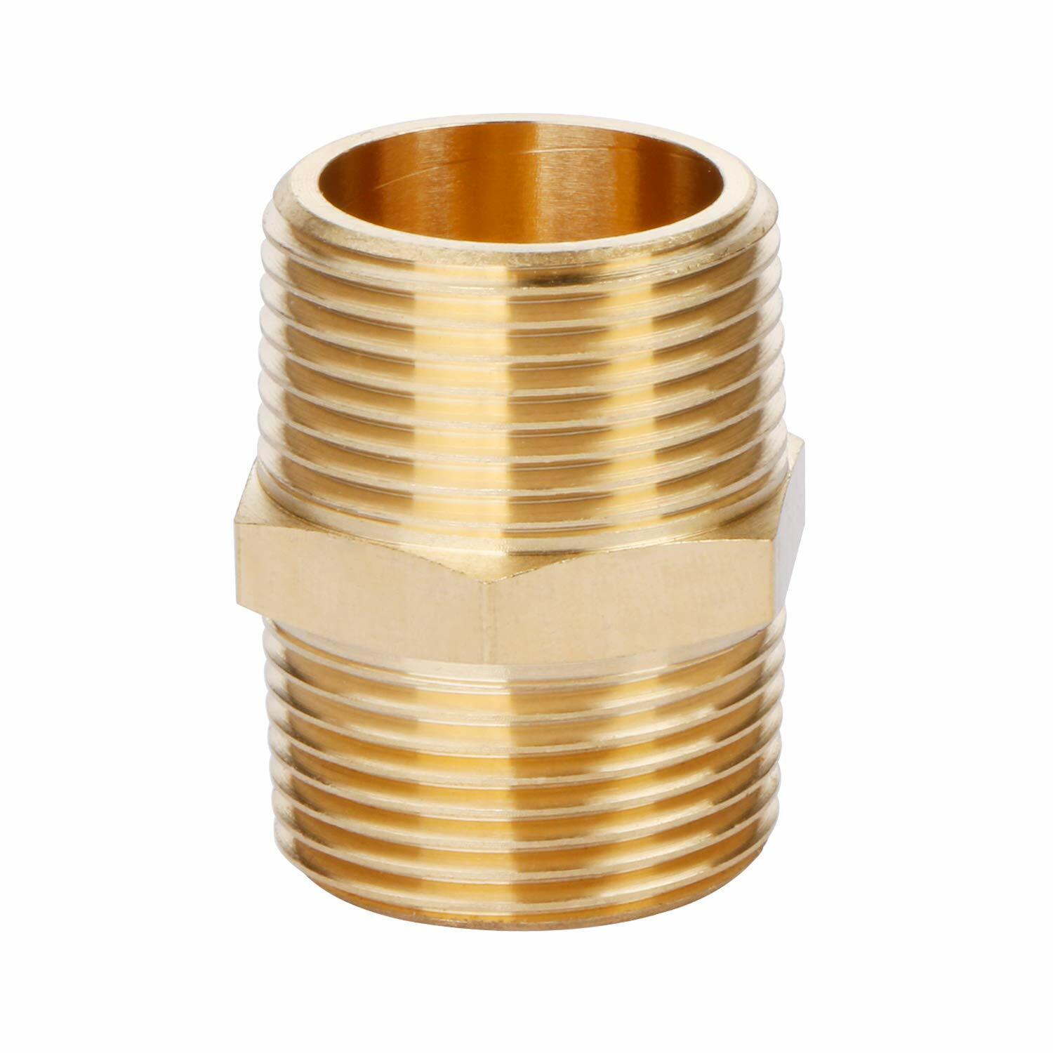 U.S. Solid Brass Pipe Fitting, 3/4\