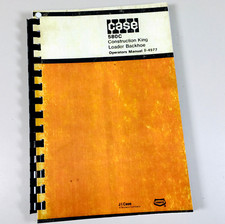 Case 580C CK Tractor Loader Backhoe Owners Operators Manual Construction King picture