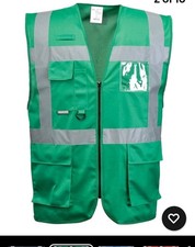 Portwest UF476 Iona Executive Safety Lightweight Zip Vest w Reflective Tape Lot8 picture
