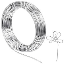 12 Gauge Aluminum Wire, 32.81 Ft Bendable Wire for Crafts for Heavy Duty Scul... picture