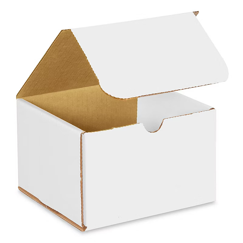 Pack of 100 White Indestructo Mailers 6 X 6 X 4 Inches