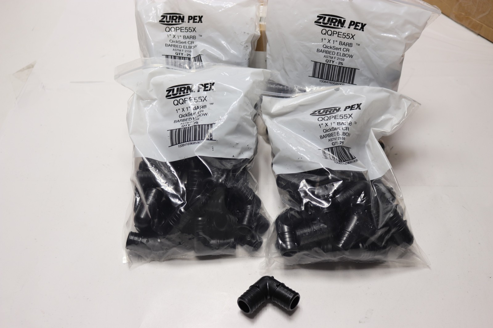 100x Lot Zurn PEX QQPE55X 1\ 100x Lot Zurn PEX QQPE55X 1\