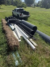 Large Lot Of Drainage Pipes & Fittings picture