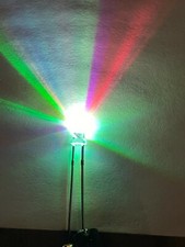 RGB Fast Flash Blinking Color Changing Change LED 3mm CLEAR Lens US Stock Qty 50 picture