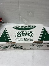 New Crayola 528389 25 Each of 8 Colors Jumbo Classpack Crayons (200/Set) picture