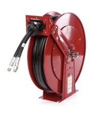 Reelcraft TH88050 OMP Dual Twin Spring Return Hose Reel, 50 ft, 1/2 in, 2000 Psi picture