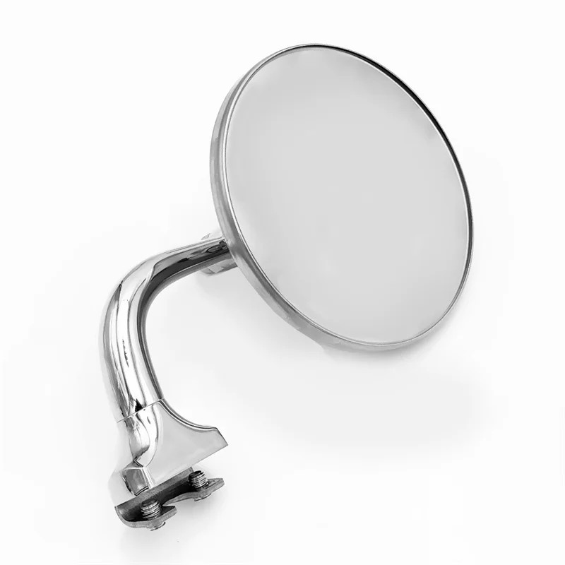 Vintage Classic Car Silver Round Side Mirror Retro Front Rear Rearview Mirror Vintage Classic Car Silver Round Side Mirror Retro Front Rear Rearview Mirror
