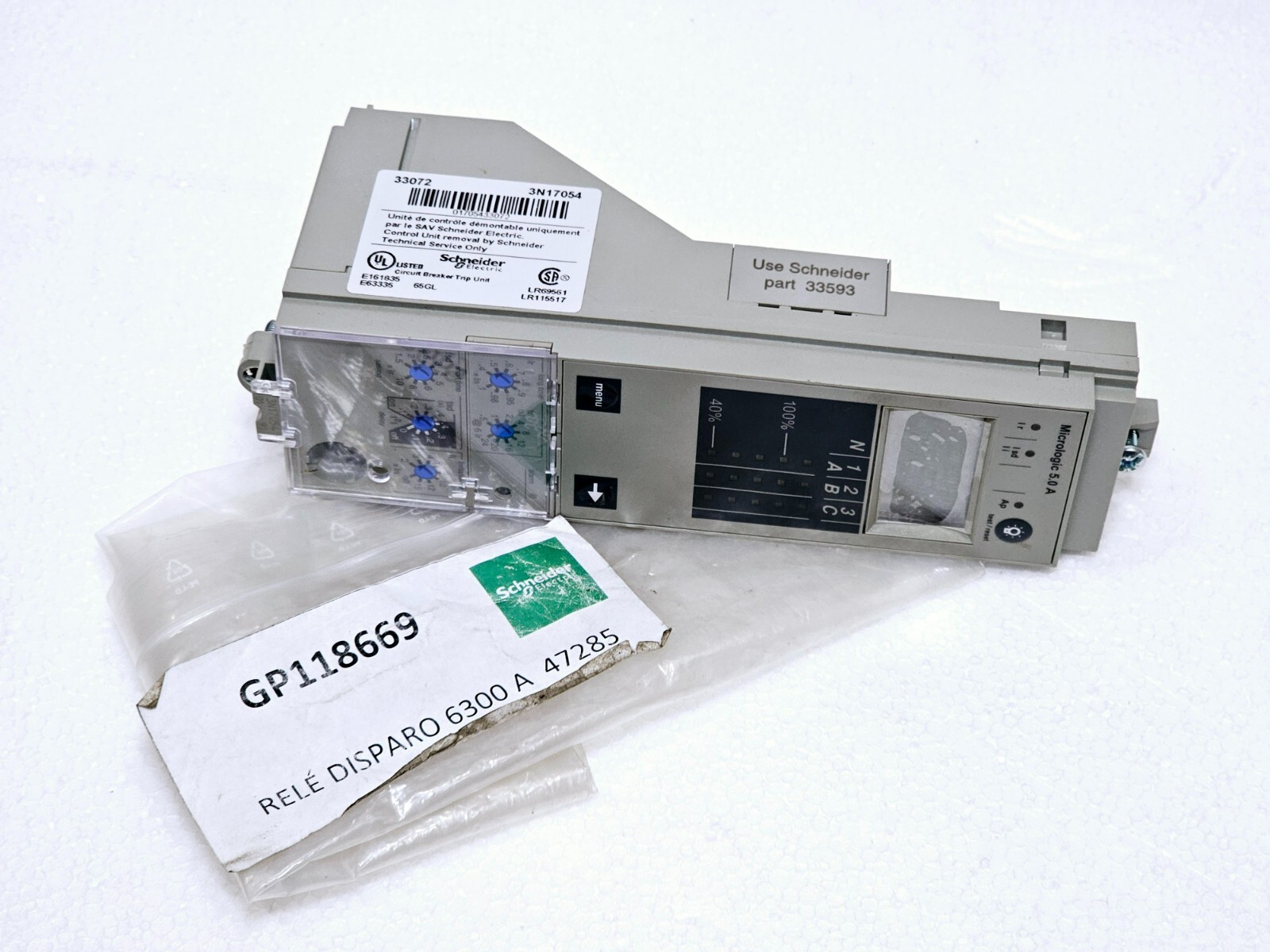 MICROLOGIC 5.0A 33072 Control unit brand new with packaging, MICROLOGIC 5.0A 33072 Control unit brand new with packaging,