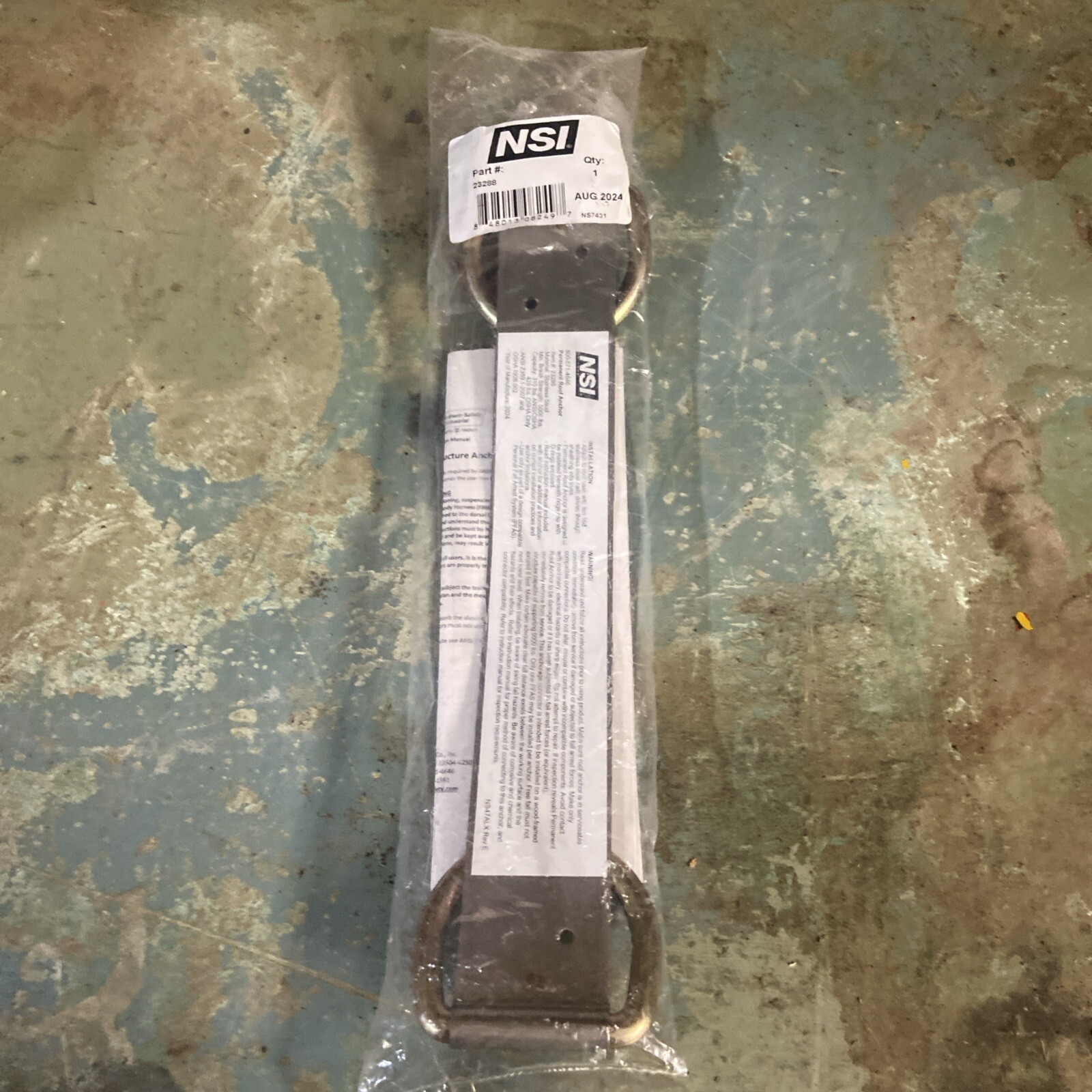OEM NSI 23288 Permanent Roof Anchor Stainless Steel NS7431 OEM NSI 23288 Permanent Roof Anchor Stainless Steel NS7431