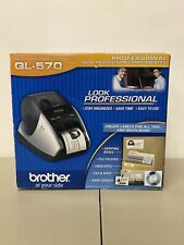 Brother QL-570 Professional Thermal High Resolution Label Printer w/ Power Cord picture