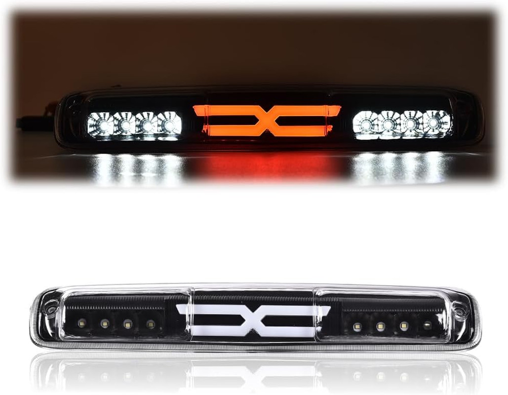 LED Third Brake Cargo Light 1999-07 Chevy Silverado GMC Sierra HD Classic Clear