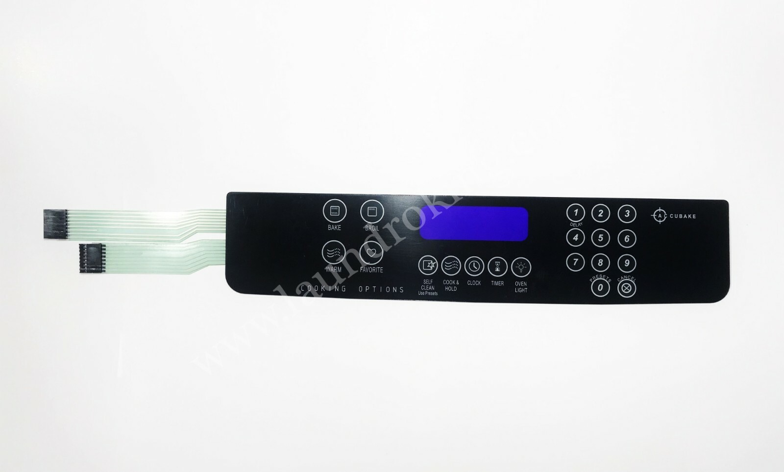 W10207928 MEMBRANE SWITCH, RANGE BLACK  WPW10207928 PS2348088, AP6017095