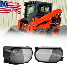 Pair LED Headlights For Kubota Skid Steer SSV65 SSV65C SSV65P SSV65PC SSV75 picture