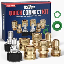 McKillans® Pressure Washer Quick Connect Kit, M22-14mm to 3/8