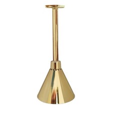Hanson Heat Lamps 400-LGT-BR Rigid Ceiling Mount Heat Lamp with Brass Finish picture