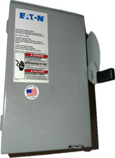 Eaton DG221NRB 30A 240V 2-Pole Fusible Safety Switch NEMA 3R Neutral picture